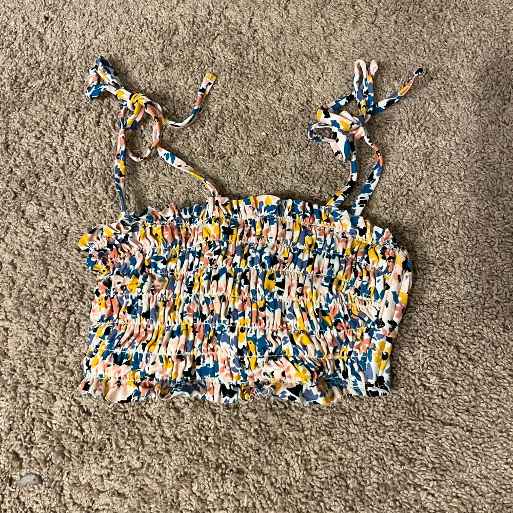 Target ‘Xhilaration’ Multicolor Floral Bikini Top, Size Small